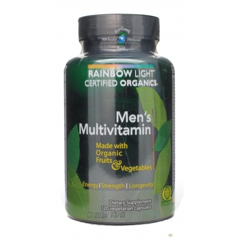Rainbow Light Certified Organics Men's Multivitamin 120 capsules 223248