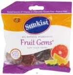 Sunkist Fruit Gems 3.1Oz Bag (Pack Of 12)