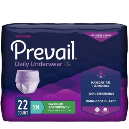 1178181-BG 22 -34 in. Heavy Maximum Absorbency Underwear for Women, Lavender - Small - Pack of 22 - Case of 4