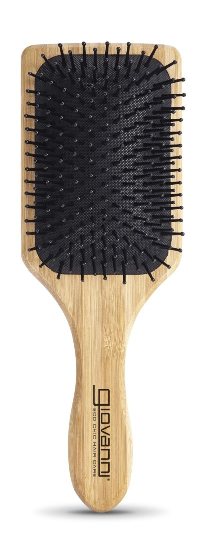 66320 3 in. Bamboo Paddle Hairbrush, 1 oz