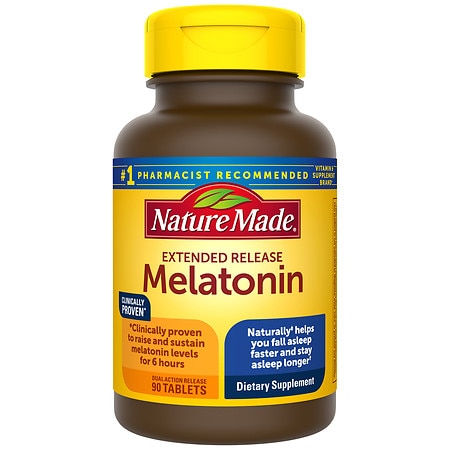 Nature Made Melatonin 4 mg Extended Release Tablets - 90.0 ea