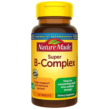 Nature Made Super B Complex with Vitamin C and Folic Acid Tablets - 60.0 ea
