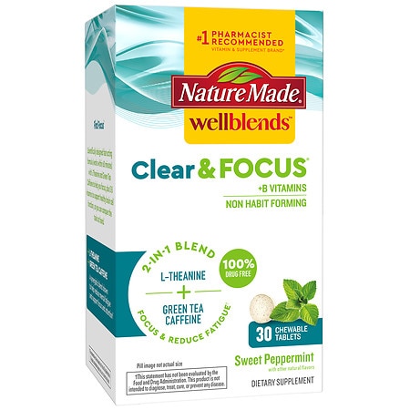 Nature Made WellBlends Clear & Focus Chewable Tablets - 30.0 ea