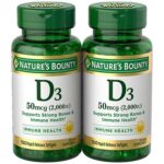Nature's Bounty Vitamin D3 2000 IU Softgels, Twin Pack - 150.0 ea x 2 pack