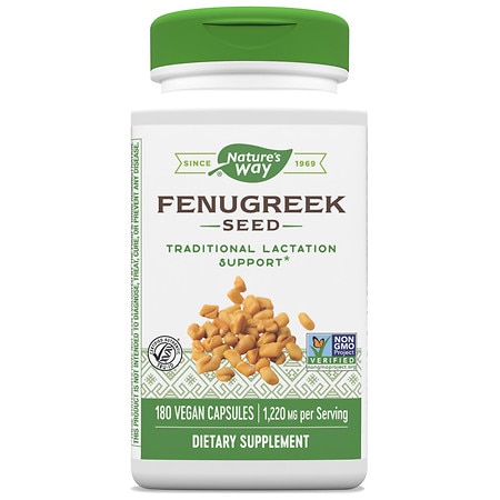 Nature's Way Fenugreek Seed Capsules - 180.0 ea