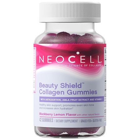 NeoCell Beauty Shield Collagen Gummies Blackberry Lemon - 42.0 ea