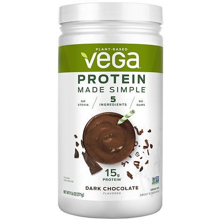 Vega Sport Protein Made Simple, Dark Chocolate - 9.6 oz