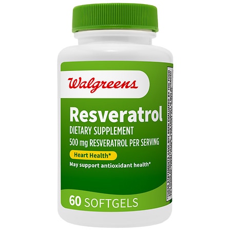 Walgreens Resveratrol 500mg - 60.0 EA