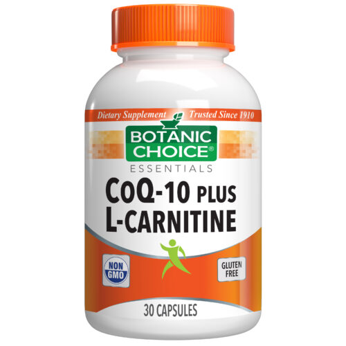 Botanic Choice CoQ-10 Plus Acetyl-L-Carnitine - Heart Support Supplement - 30 Capsules