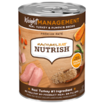 105570 13 oz Rachael Ray Nutrish Weight Management Real Turkey & Pumpkin Recipe Wet Dog Food