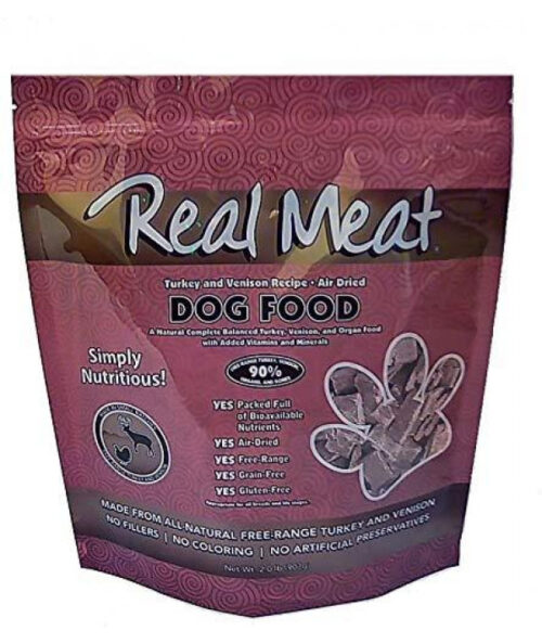 828026 2 lbs Cannine Air-Dried Turkey & Venison Dog Food