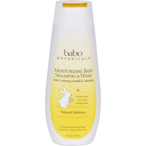 HG1092022 8 fl oz Moisturizing Baby Shampoo & Wash, Oatmilk Calendula