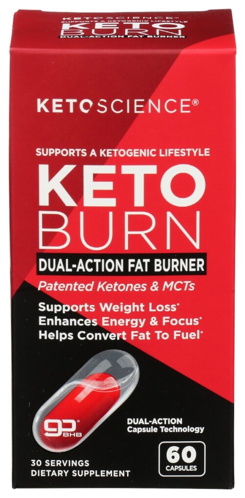 KHCH00385183 Burn Dual-Action Fat Burner Capsules, 60 Count