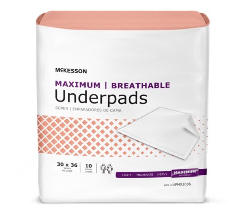 McKesson 80363100 30 x 36 in. Max Underpad - Pack of 5