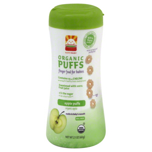 PUFF APPLE & BROCCOLI ORG-2.1 OZ -Pack of 6
