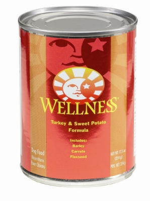Wellpet OM08876 12-12.5 oz Wellness Turkey and Sweet Potato Food