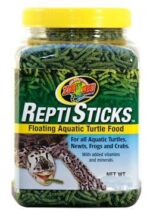 Zoo Med Labs 850-40034 Zoo Med ZM-34 ReptiSticks Floating Aquatic Turtle Food 1lb 2oz