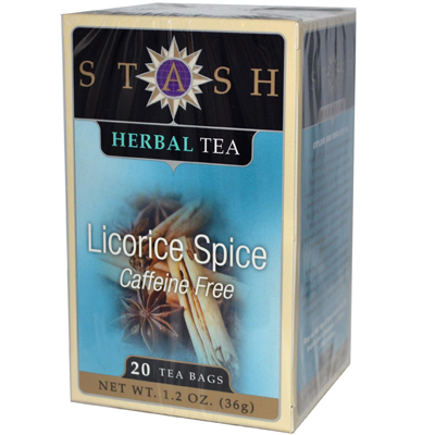 0505016 Premium Licorice Spice Herbal Tea Caffeine Free 20 Tea Bags 1.2 oz - 36 g - 20 Bag