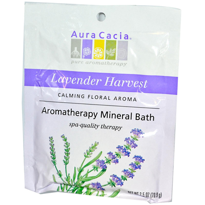 AURA(tm) Cacia 0682534 Aromatherapy Mineral Bath Lavender Harvest - 2.5 oz