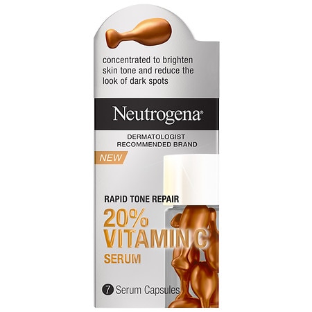 Neutrogena Rapid Tone Repair 20% Vitamin C Face Serum Capsules - 7.0 ea