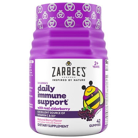 Zarbee's Children's Daily Immune Support Gummies with Elderberry - 42.0 ea