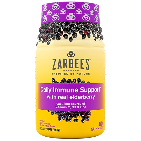 Zarbee's Daily Immune Support Gummies Berry - 60.0 ea