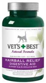 015VB-0113 Vets Best Hairball Relief 60 Count Tablets