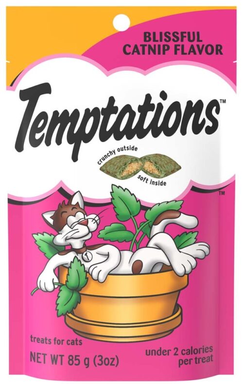 023100000992 3 oz Whiskas Temptations Blissful Catnip Flavor Cat Treats