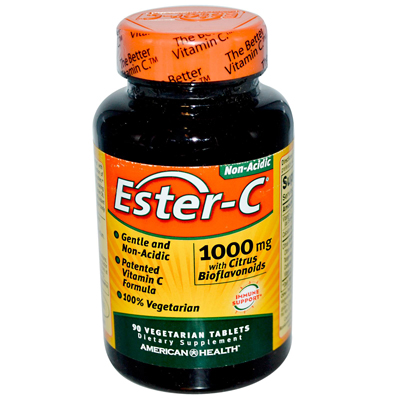 American Health 0888453 Ester-C with Citrus Bioflavonoids - 1000 mg - 90 Vegetarian Tablets