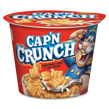 Cap'N Crunch Corn-Oat Cereal Bowl, 12 Per Count