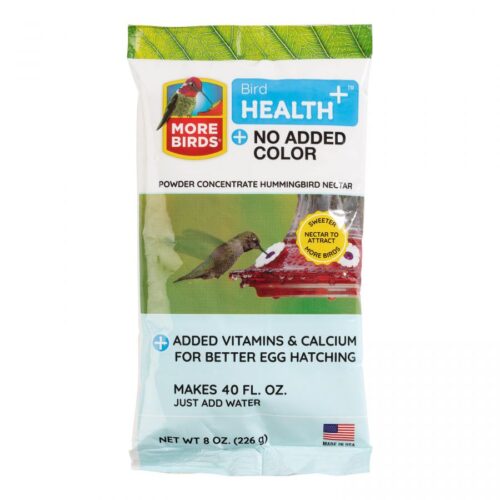 HS00709 8 oz Health Plus Hummingbird Nectar Powder Concentrate, Clear
