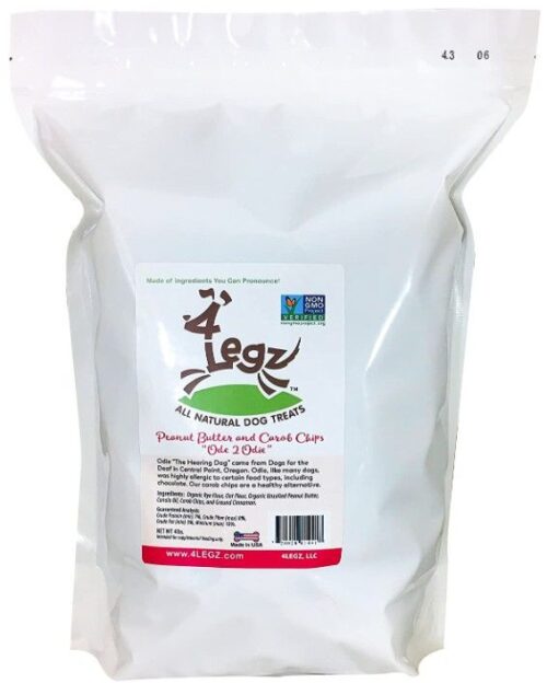 LGZ41441 4 lbs Ode 2 Odie Peanut Butter & Carob Chips for Dogs