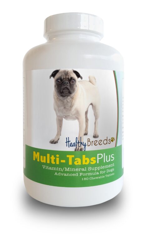 Pug Multi-Tabs Plus Chewable Tablets, 180 Count