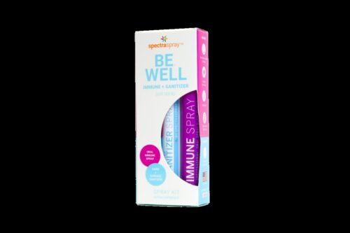 SS-BWL-2 Be Well Immune Spray Kit with Hand Sanitizer, Set of 2