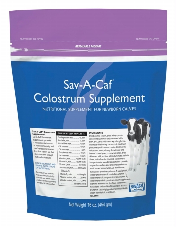 ,inc Sav-a-caf Colostrum Supplement 16 Ounce - 01-7514-0210