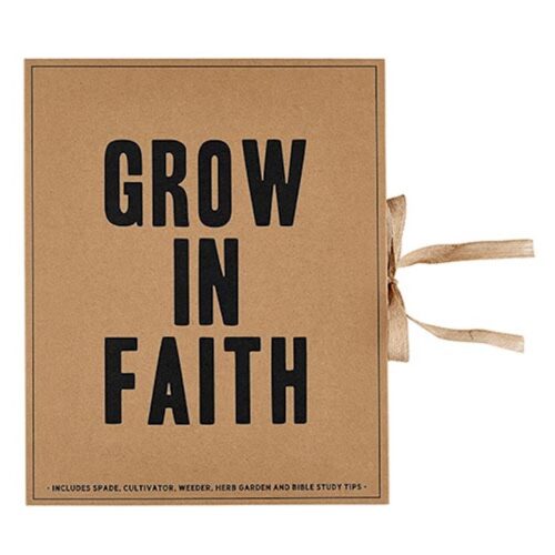 212362 Grow in Faith Garden Tool Box Set