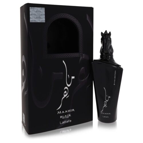 561349 3.4 oz Maahir Black Edition Eau De Parfum Spray for Unisex