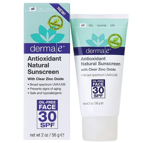 Antioxidant Natural Sunscreen With Clear Zinc 4 Oz by Derma e