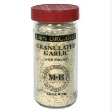 B28834 Organic Granulated Garlic With Parsley -3x2.6oz