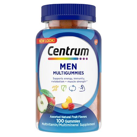 Centrum Multivitamin Gummies For Men Assorted Fruit - 100.0 ea