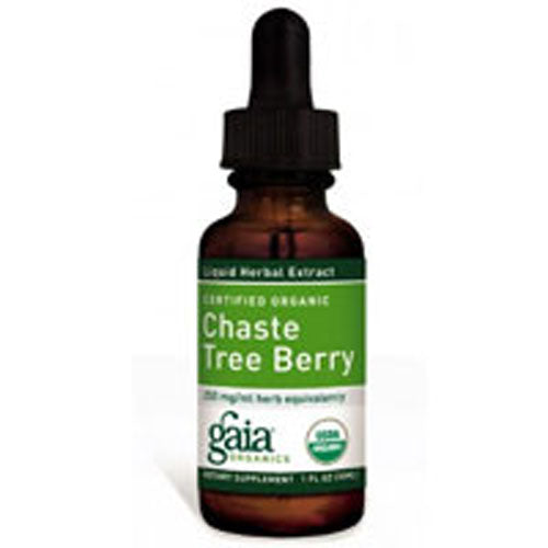 Chaste Tree Berry Certified Organic 1 oz by Gaia Herbs