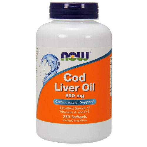 Cod Liver Oil 250 Softgels by Now Foods