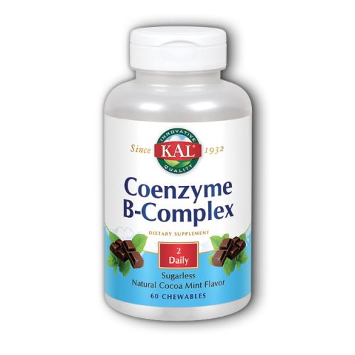 Coenzyme BComplex Cocoa Mint 60 Chews by Kal