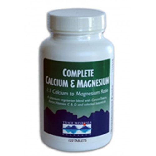 Complete Calcium & Magnesium 1 1 120 Tabs by Trace Minerals