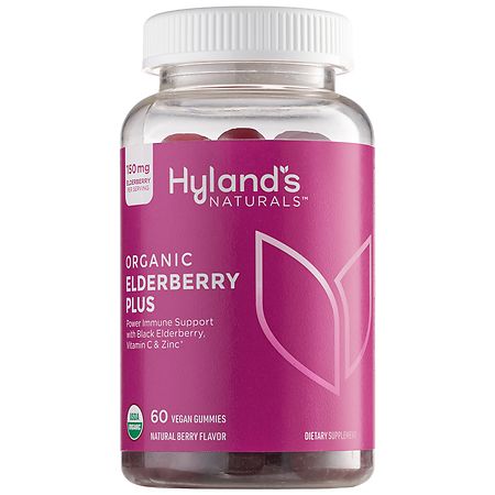Hyland's Organic Elderberry Plus Gummies - 60.0 ea