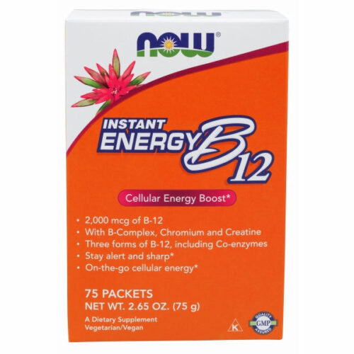 Instant Energy B12 75/box by Now Foods