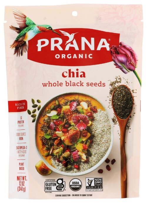 KHRM00281716 12 oz Whole Organic Black Chia
