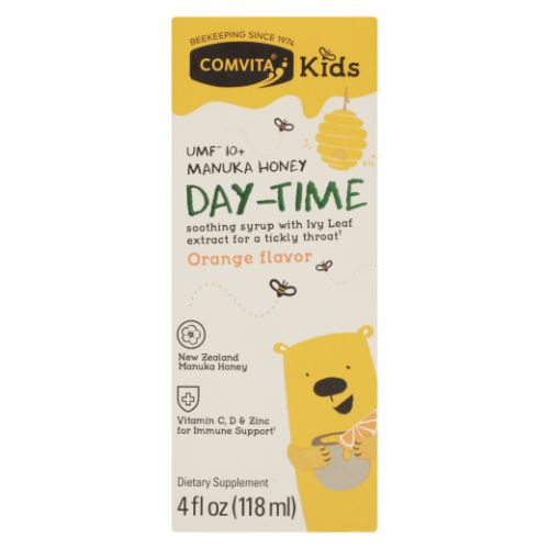 Manuka Honey Day Time Orange Flavor Kids 4 Oz by Comvita