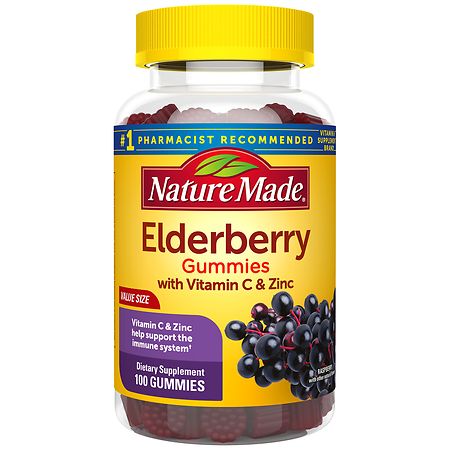 Nature Made Elderberry with Vitamin C and Zinc Gummies - 100.0 ea