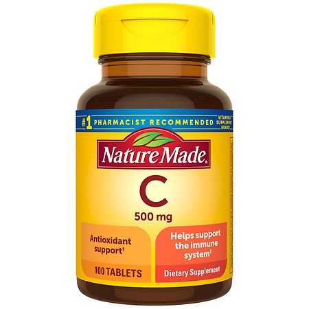Nature Made Vitamin C 500 Mg Tablets - 100.0 ea